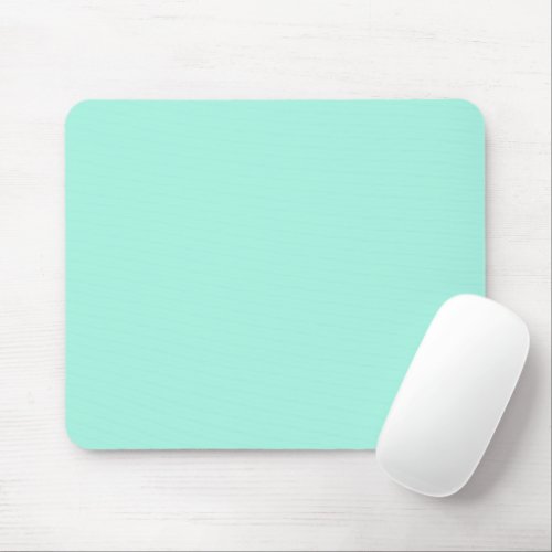 Solid color fresh mint mouse pad