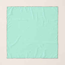 Solid color fresh mint scarf