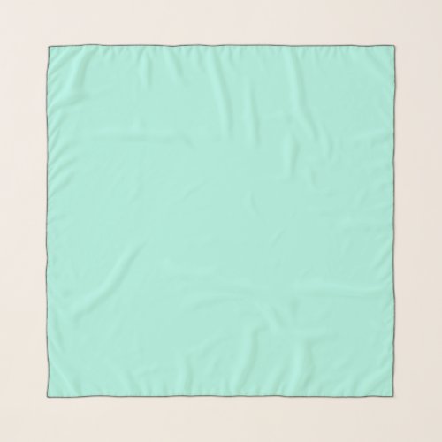 Solid color fresh mint scarf