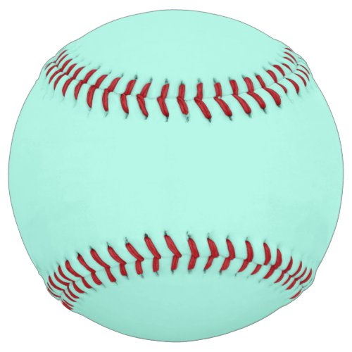Solid color fresh mint softball