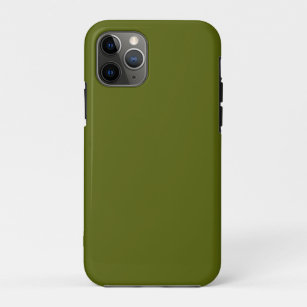 Solid color grape vine dark green iPhone 11 pro case