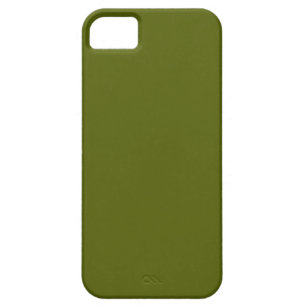 Solid color grape vine dark green iPhone SE/5/5s case