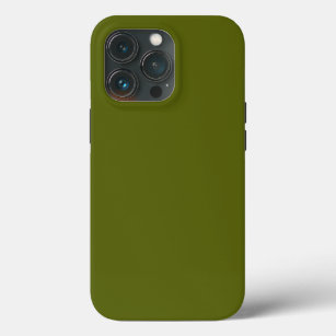 Solid color grape vine dark green iPhone 13 pro case