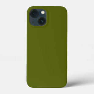 Solid color grape vine dark green iPhone 13 mini case