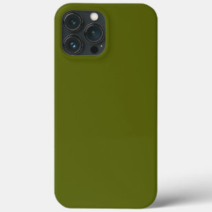 Solid color grape vine dark green iPhone 13 pro max case