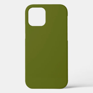 Solid color grape vine dark green iPhone 12 pro case
