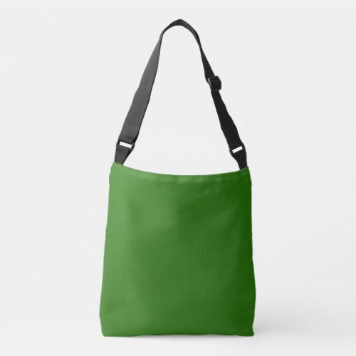 Solid color green leaves crossbody bag