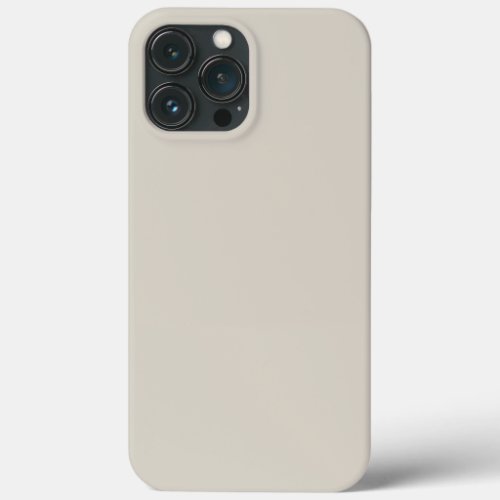 Solid color greige beige iPhone 13 pro max case