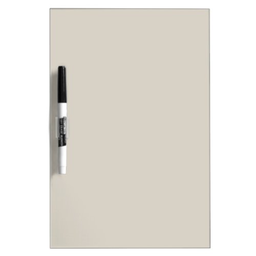 Solid color greige beige dry erase board
