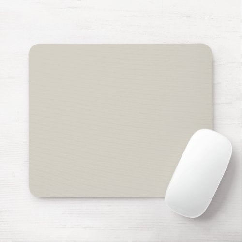 Solid color greige beige mouse pad