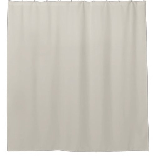 Solid color greige beige shower curtain