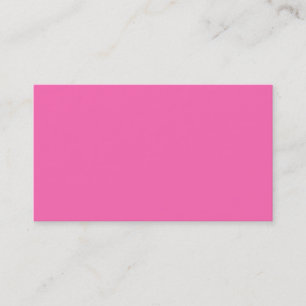 Solid Color: Hot Pink #2 Business Card