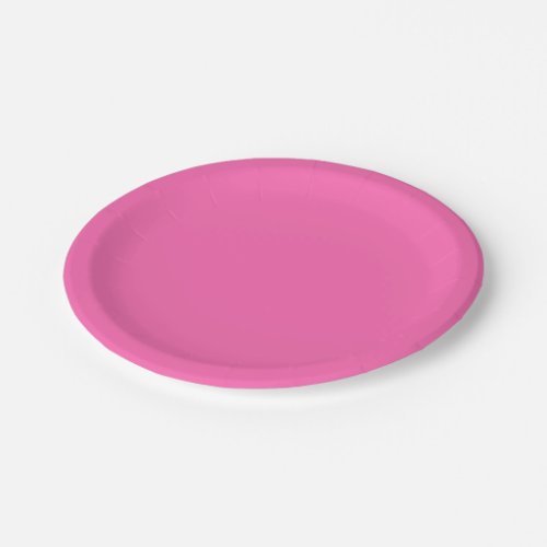 Solid Color Hot Pink 2 Paper Plates