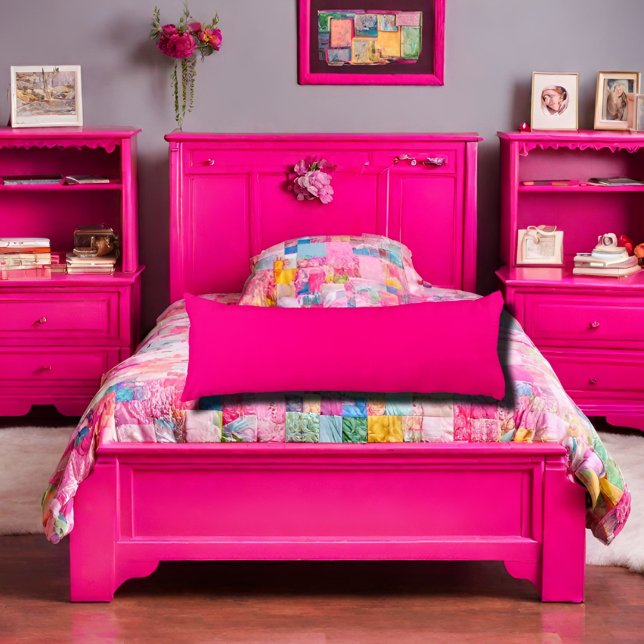 solid color hot pink body pillow (Creator Uploaded)