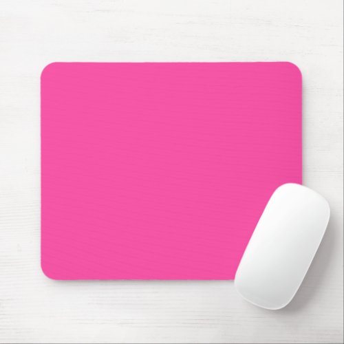 Solid Color Hot Pink Classic Mouse Pad