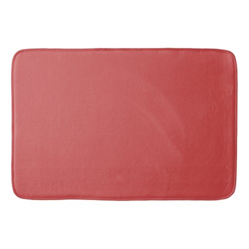 Solid color indian red dusty red bath mat