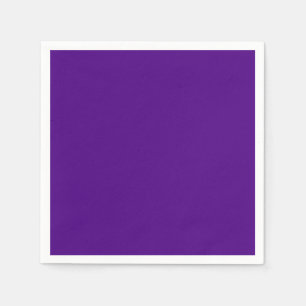 Solid Color Indigo Paper Napkins