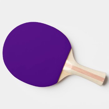 Solid Color Indigo Ping-pong Paddle by purplestuff at Zazzle
