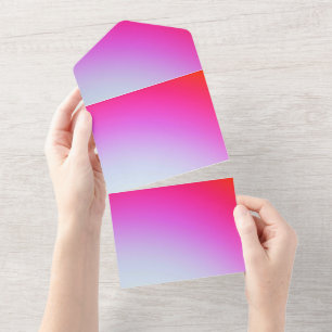 Solid Color Invitations Announcements Card