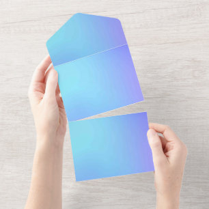 Solid Color Invitations Announcements Card