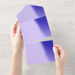 Solid Color Invitations Announcements Card