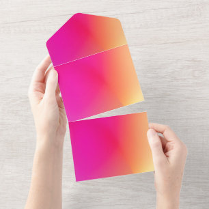 Solid Color Invitations Announcements Card