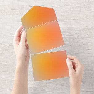 Solid Color Invitations Announcements Card