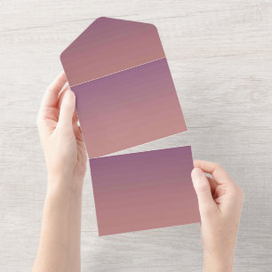 Solid Color Invitations Announcements Card