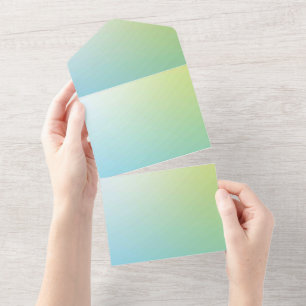 Solid Color Invitations Announcements Card