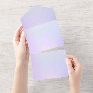Solid Color Invitations Announcements Card
