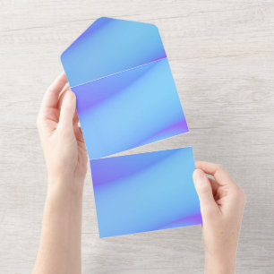 Solid Color Invitations Announcements Card