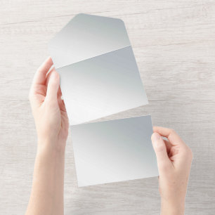 Solid Color Invitations Announcements Card
