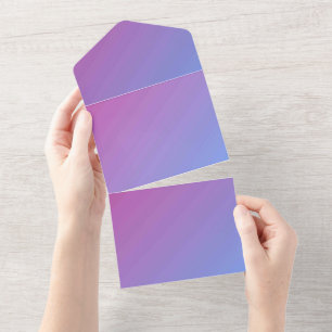Solid Color Invitations Announcements Card