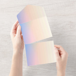 Solid Color Invitations Announcements Card