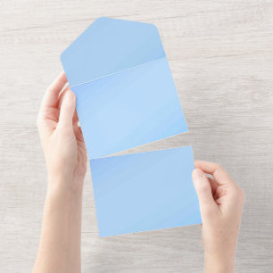 Solid Color Invitations Announcements Card