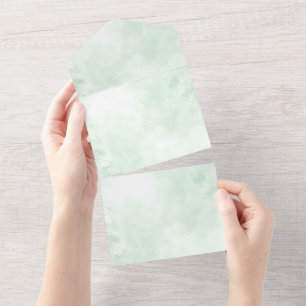 Solid Color Invitations Announcements Card