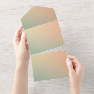 Solid Color Invitations Announcements Card