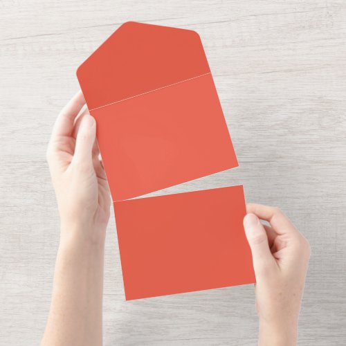 Solid Color Invitations Announcements Card
