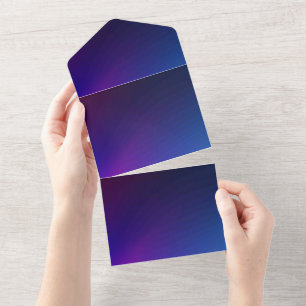 Solid Color Invitations Announcements Card