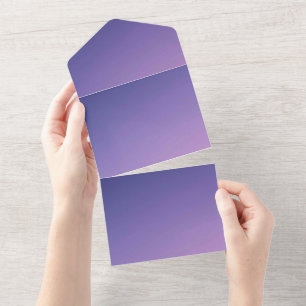 Solid Color Invitations Announcements Card
