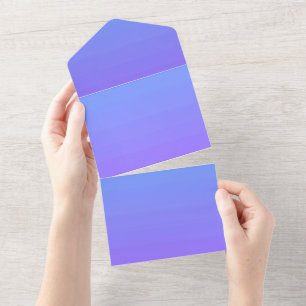 Solid Color Invitations Announcements Card
