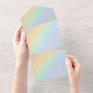 Solid Color Invitations Announcements Card