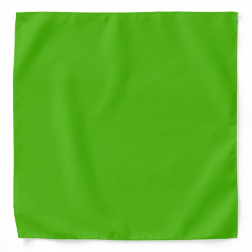 Solid color kelly green bandana
