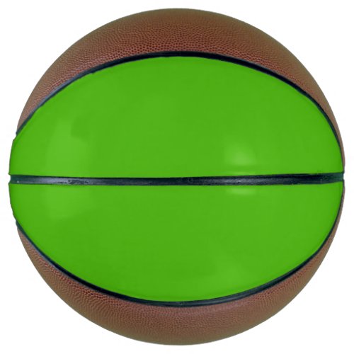 Solid color kelly green basketball