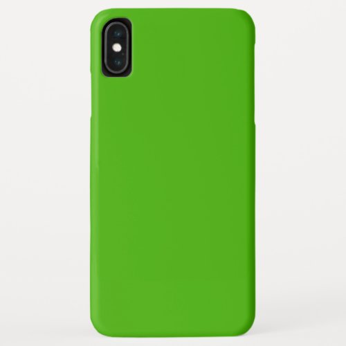 Solid color kelly green iPhone XS max case