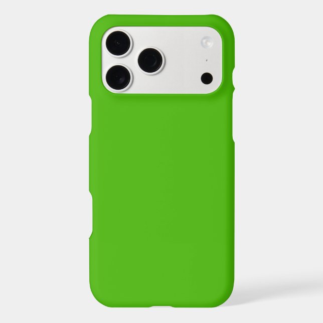 Solid color kelly green iphone case (Back)