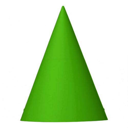 Solid color kelly green party hat