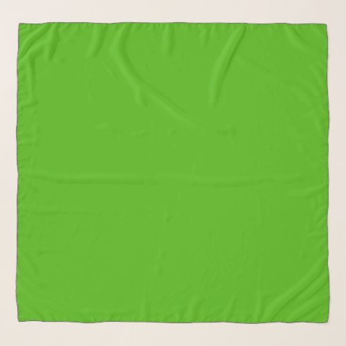 Solid color kelly green scarf