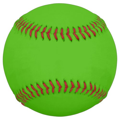 Solid color kelly green softball