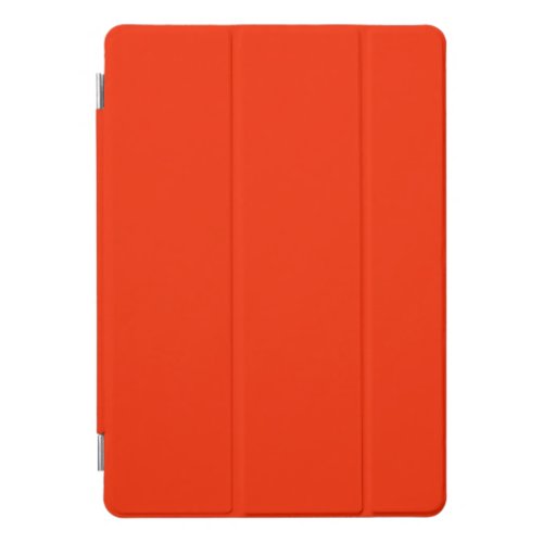 Solid color lava vivid red orange iPad pro cover